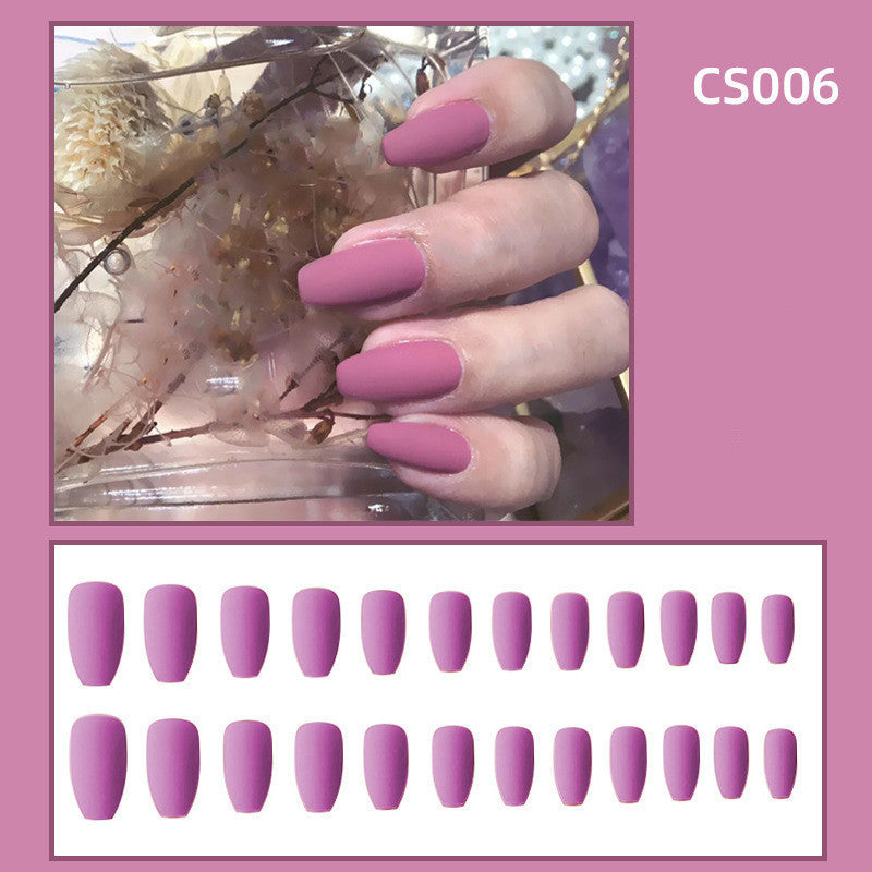 Fake Nails Wear Nails Autumn And Winter Frosted Personality Waterproof Ballet Nails Fake Nails Wear Nails Autumn And Winter Frosted Personality Waterproof Ballet Nails